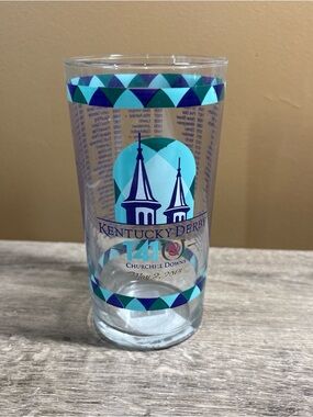 2015  141ST KENTUCKY DERBY DRINK GLASS - CHURCHILL  DOWNS